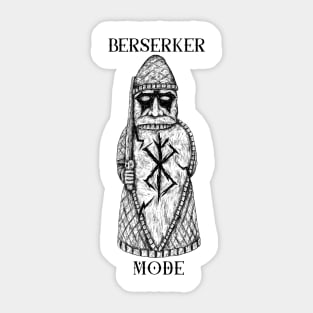 Savage Conquerors: The Fierce Viking Berserkers of the Lewis Chessmen Sticker